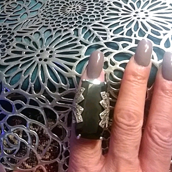 HUGE🔥Black BOLD onyx stone ring.🌟 - Picture 5 of 10